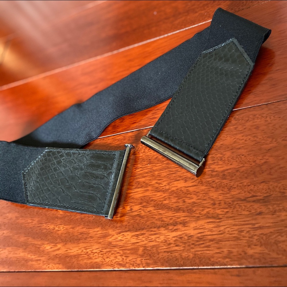 Black elastic belt